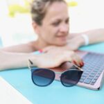 sunglasses while using computer